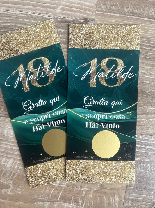 Gratta e vinci COMPLEANNO ORO e VERDE