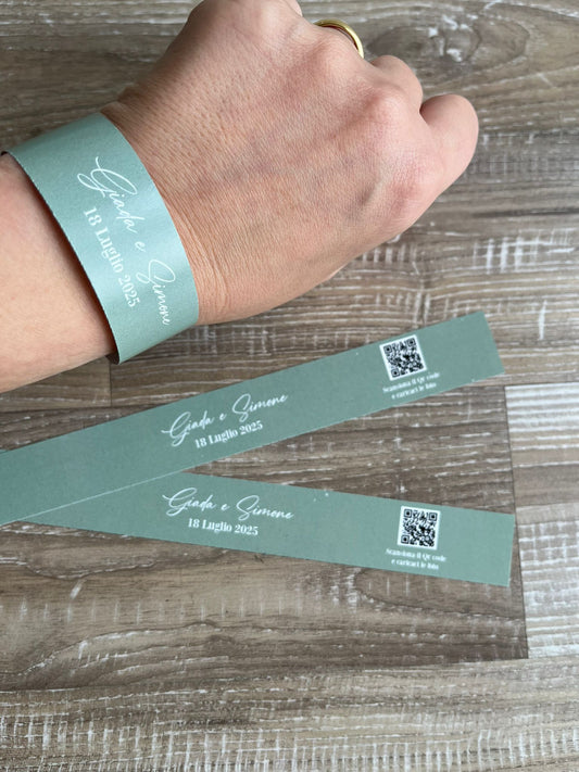 Braccialetti wedding matrimonio personalizzati