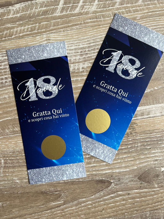 GRATTA E VINCI COMPLEANNO PERSONALIZZATI