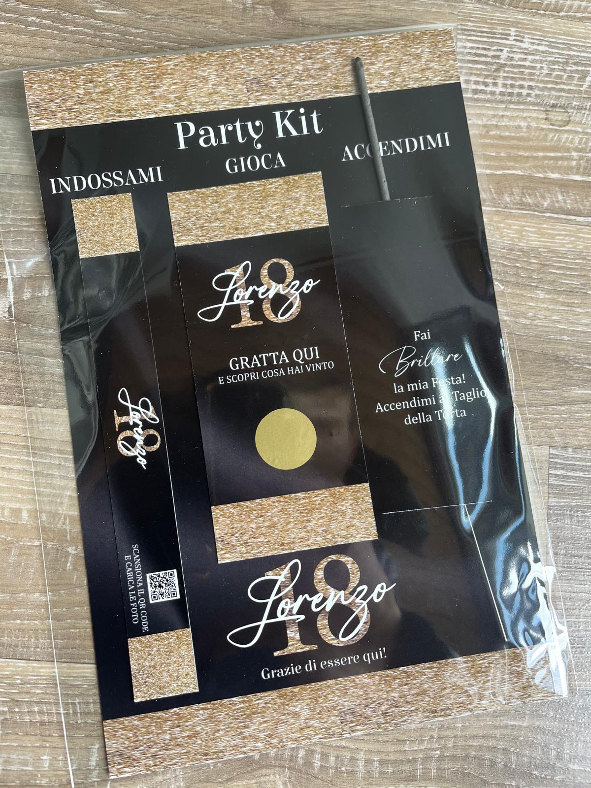 Party kit compleanno !