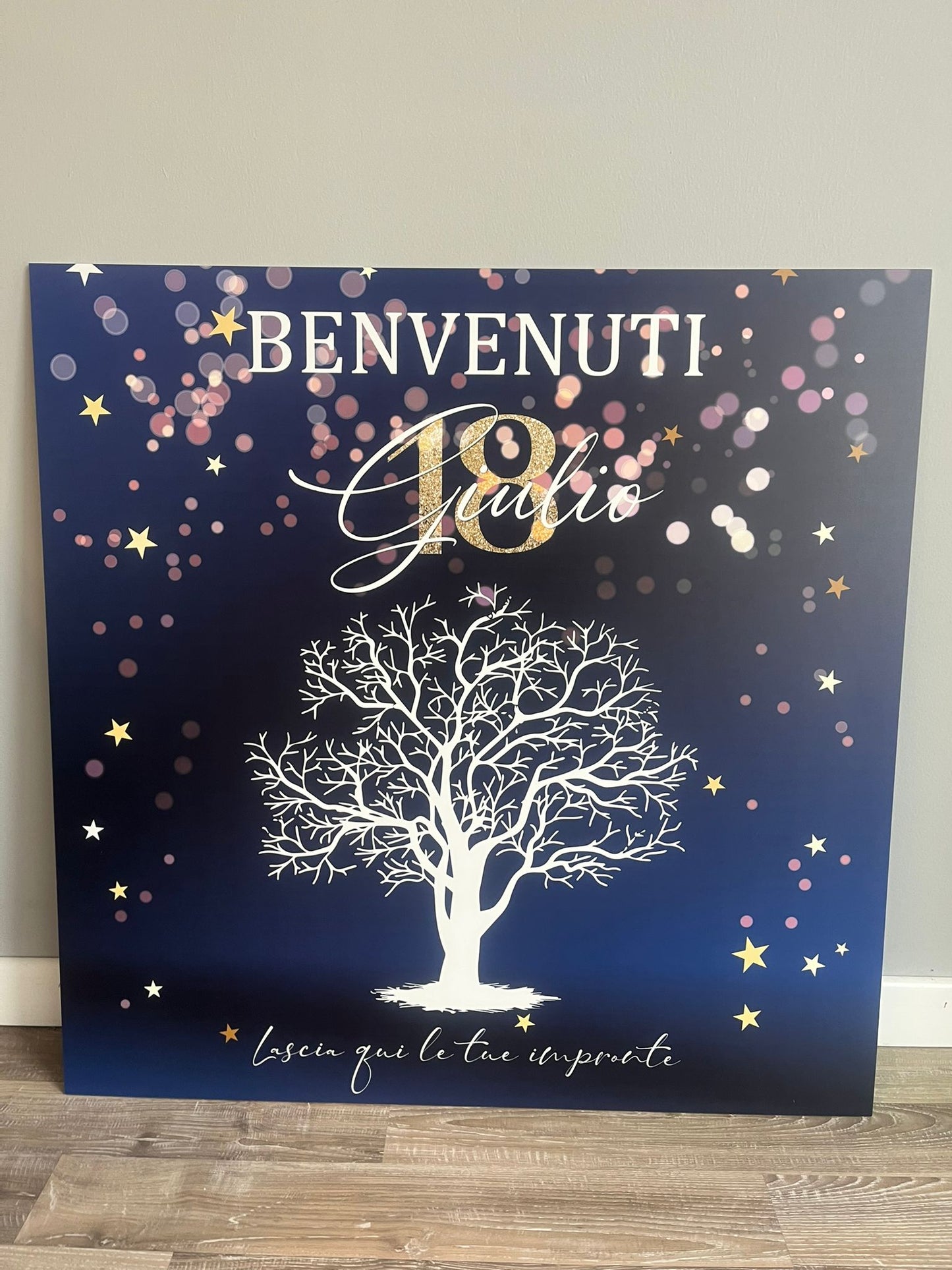 Pannello Impronte BENVENUTI