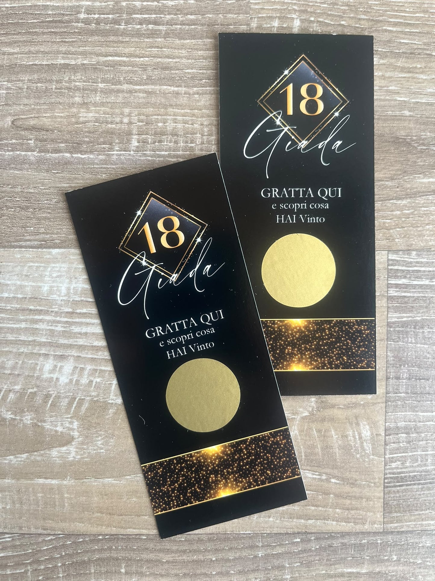 Gratta e vinci COMPLEANNO Gold e nero