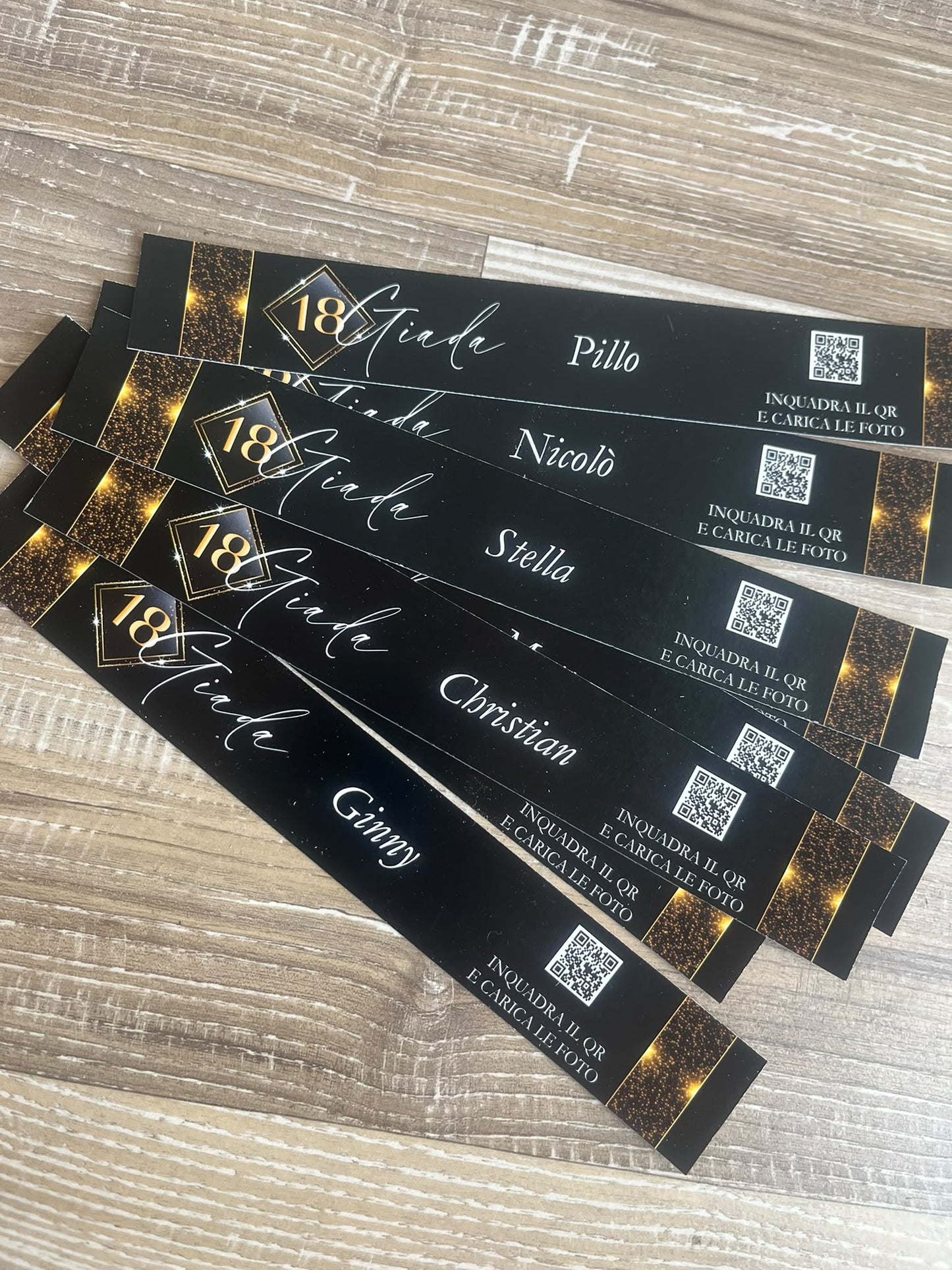 THE PARTY BRACELET - BRACCIALETTO PERSONALIZZABILE ANCHE CON NOME INVITATO
