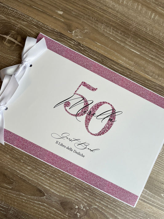 Guest book, libro dediche per compleanno