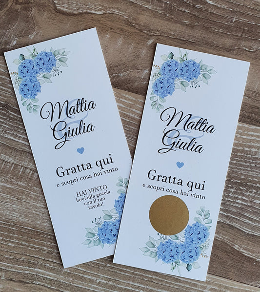 Gratta e vinci  Matrimonio - AZZURRO POLVERE