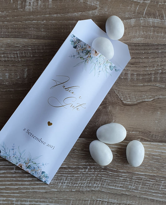 Bustina Confetti Matrimonio personalizzata