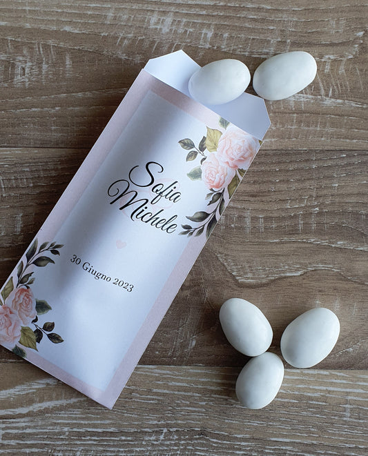 Bustina Confetti Matrimonio personalizzata