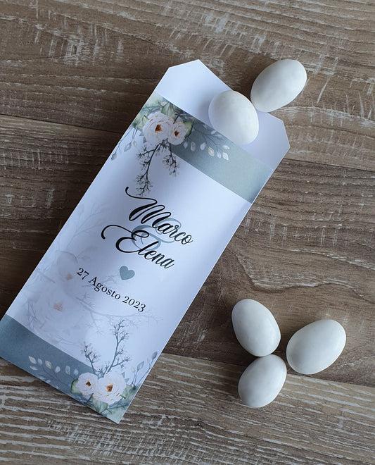 Bustina Confetti Matrimonio personalizzata