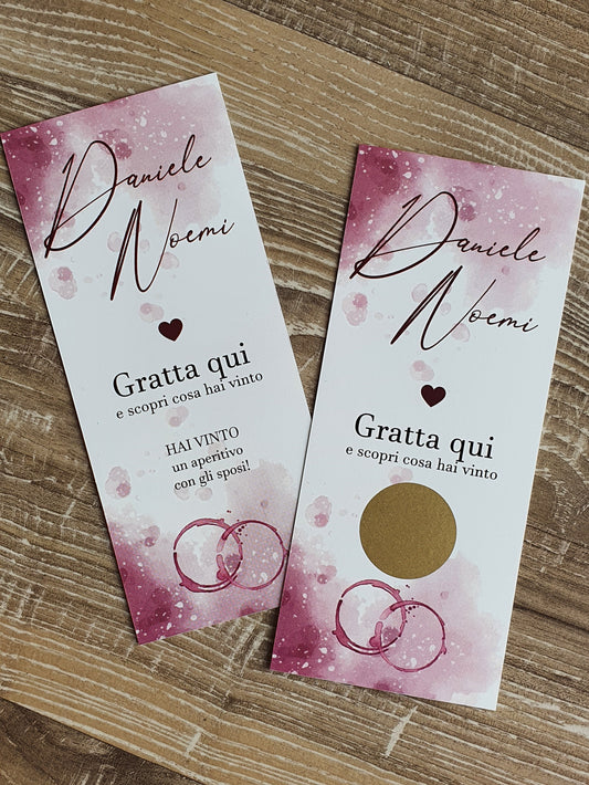 Gratta e vinci  Matrimonio - VINO