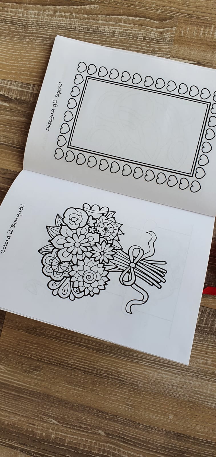 Kids Wedding activity book personalizzato