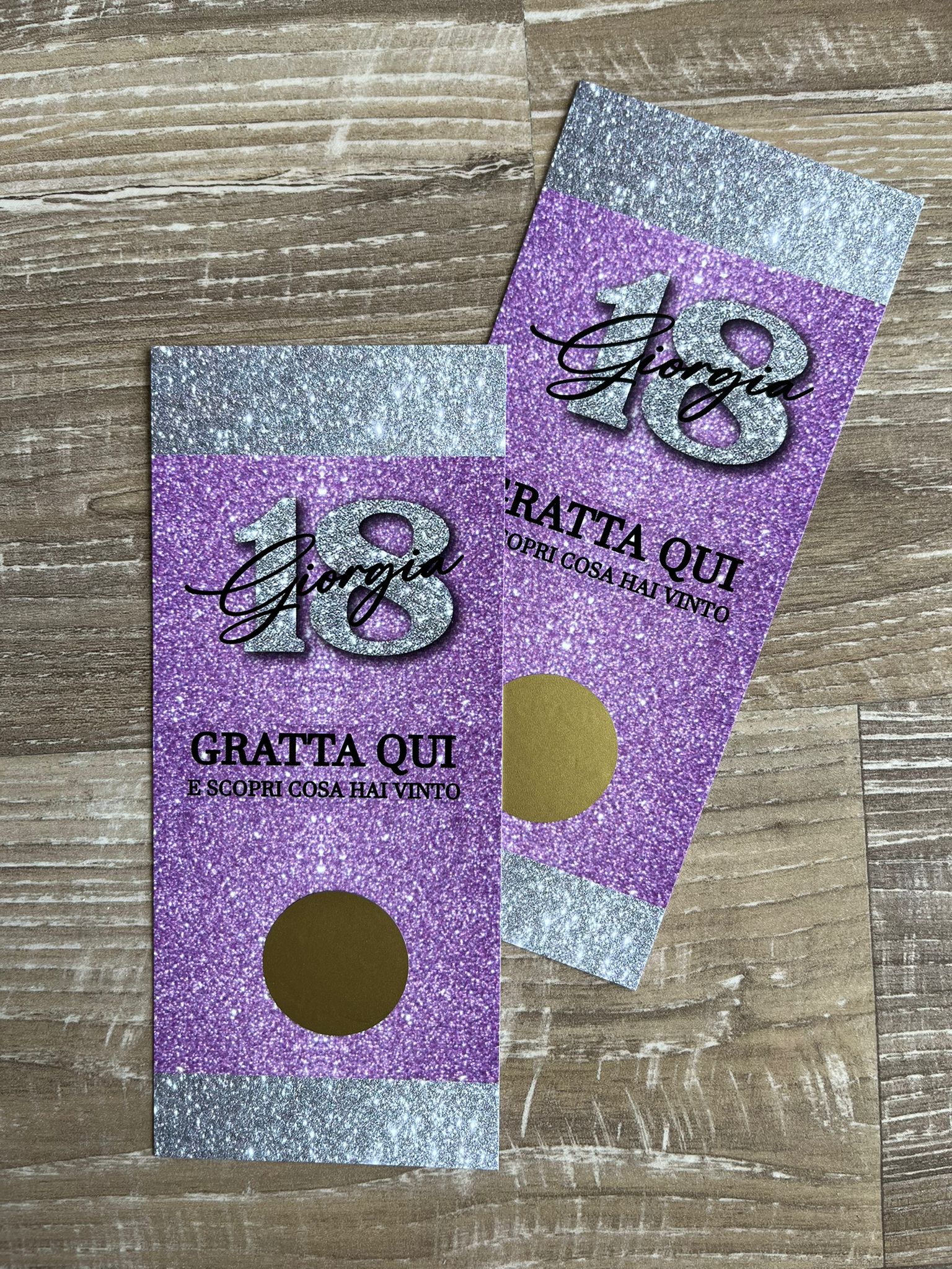 GRATTA E VINCI COMPLEAANO PERSONALIZZATI