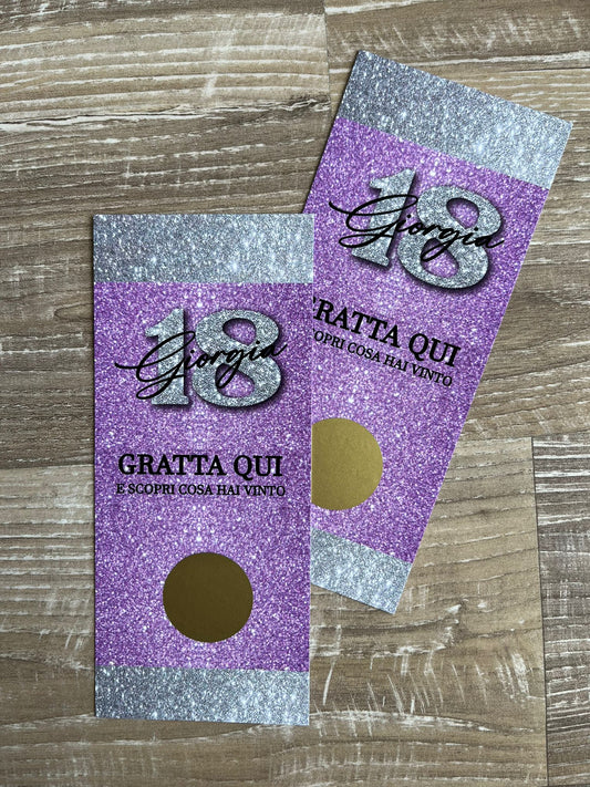 GRATTA E VINCI COMPLEAANO PERSONALIZZATI