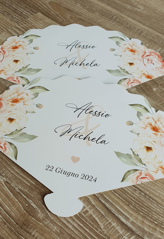 ventaglio sagomato cartoncino