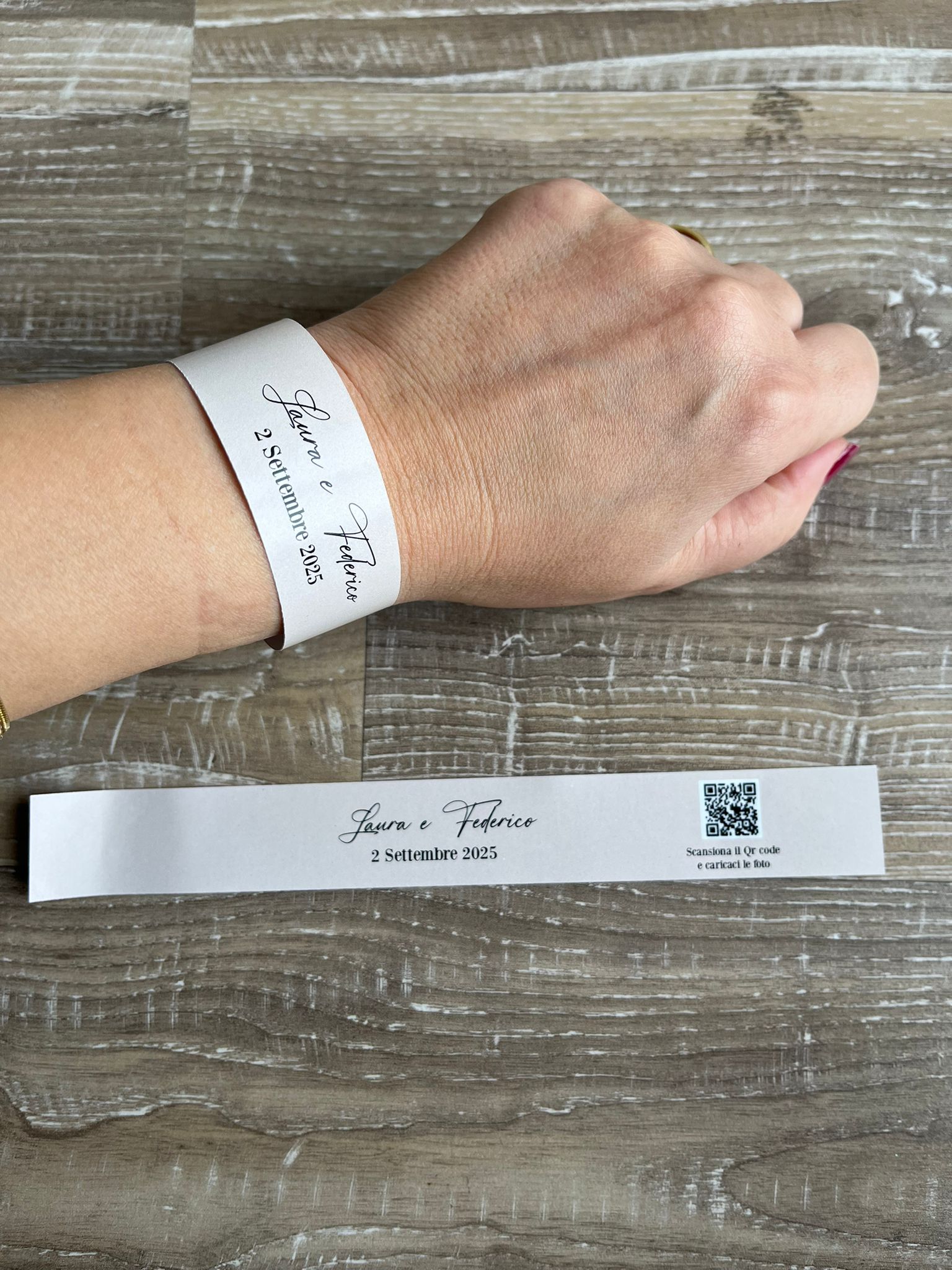 Braccialetti wedding matrimonio personalizzati