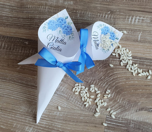 Cono Riso Personalizzati matrimonio