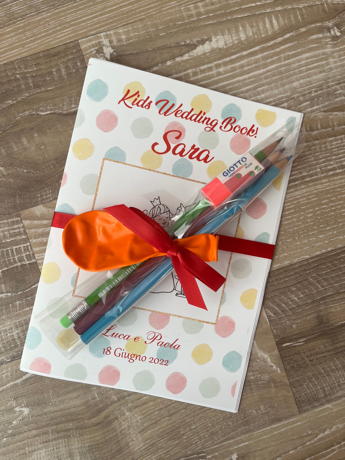 Kids Wedding book personalizzato