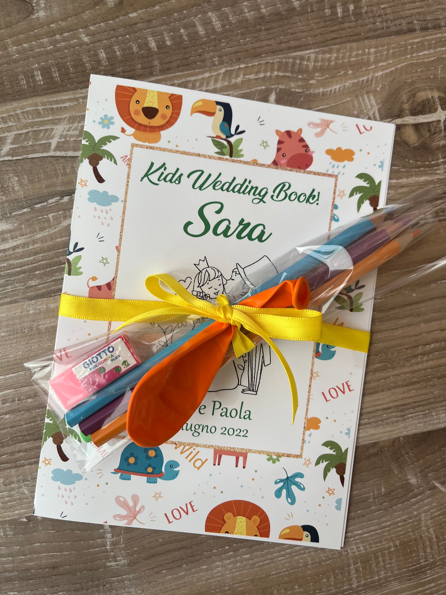 Kids Wedding book personalizzato